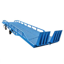12T hydraulic mobile dock ramp container forklift loading ramp